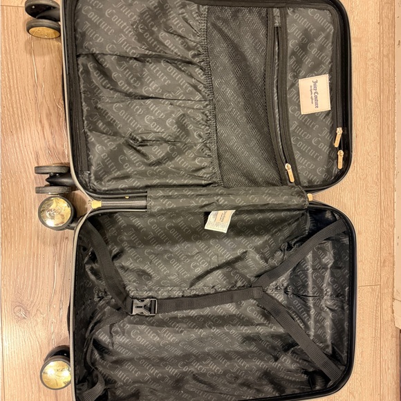 Juicy Couture Tie-Dye Hard Shell Carry-On in Blue and Pink with Gold Handle - Picture 7 of 9